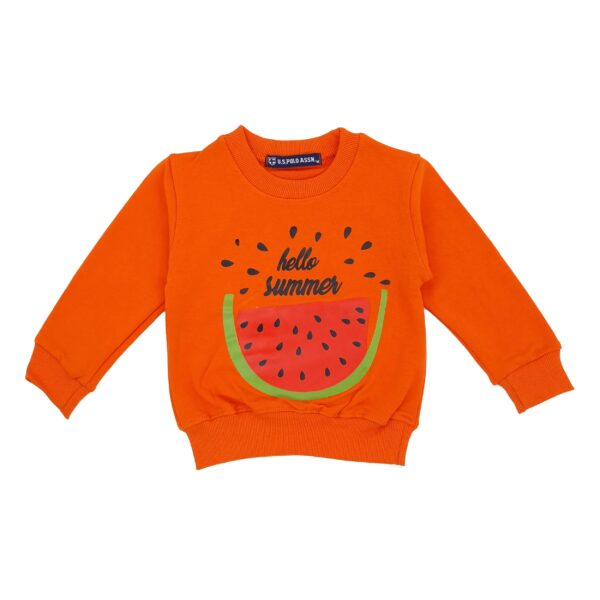 1301 5738 1 Orange long sleeve shirt watermelon