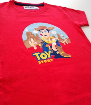 1302 7124 2 Red T shirt Toy Story Design
