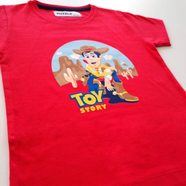1302 7124 2 Red T shirt Toy Story Design