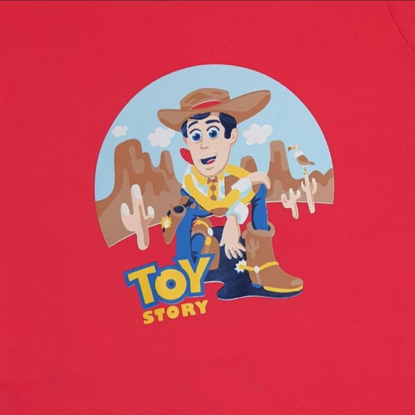 1302 7124 4 Red T shirt Toy Story Design