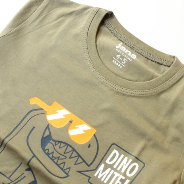 1302 8235 2 Handsome dinosaur T shirt