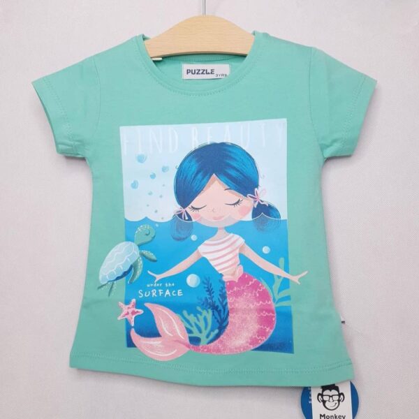 1303 7093 2 Mermaid T shirt