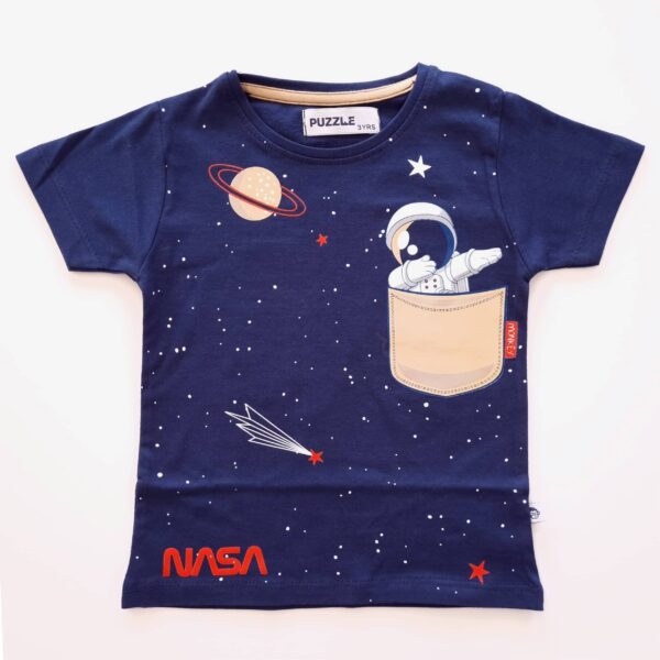 1304 7049 2 NASA T shirt shorts set