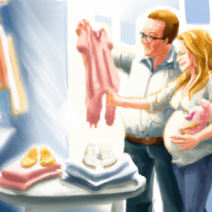 expectant couple shopping for baby cloth 1024x1024 1